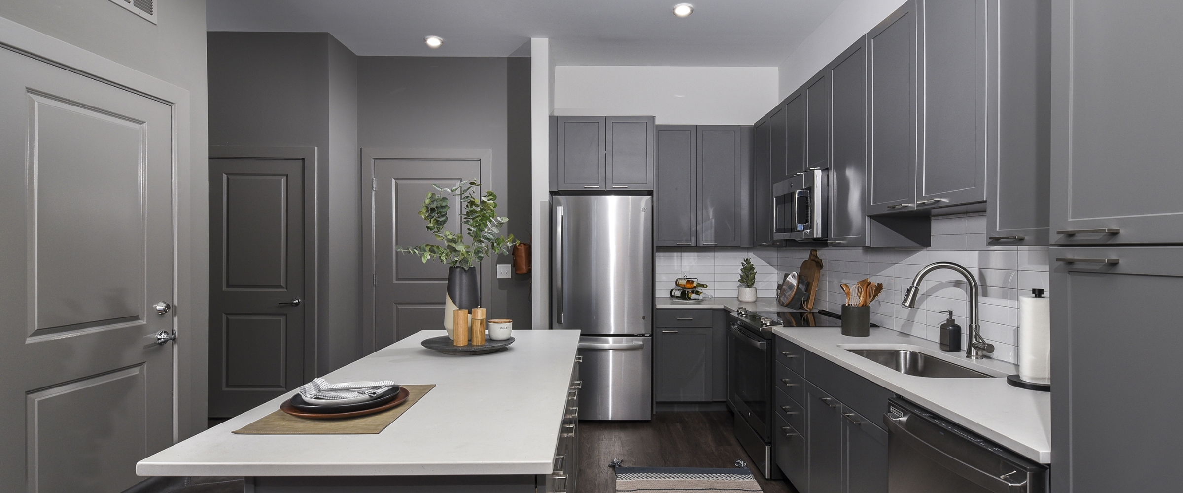 Spacious kitchen at our Locust Point, Baltimore apartments.